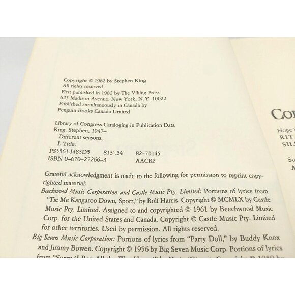 Stephen King-4 Hardback-Pet Semetary-Tommyknockers-Firestarter-Different Seasons - Picture 5 of 10